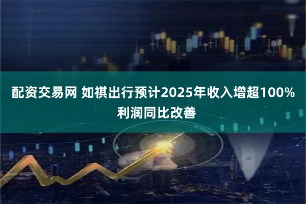 配资交易网 如祺出行预计2025年收入增超100%  利润同比改善